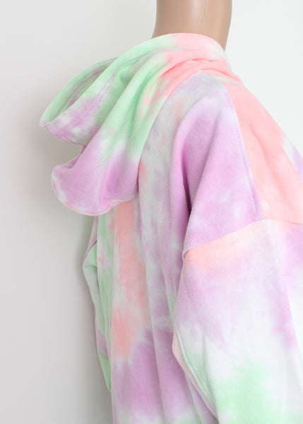 pastel tie dye hoodie