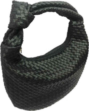 Load image into Gallery viewer, woven crescent hobo bag
