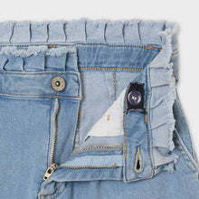 Load image into Gallery viewer, girls gathered waist denim shorts
