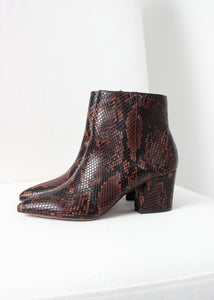 brown snake bootie