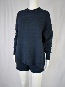 l/s sweater & shorts set