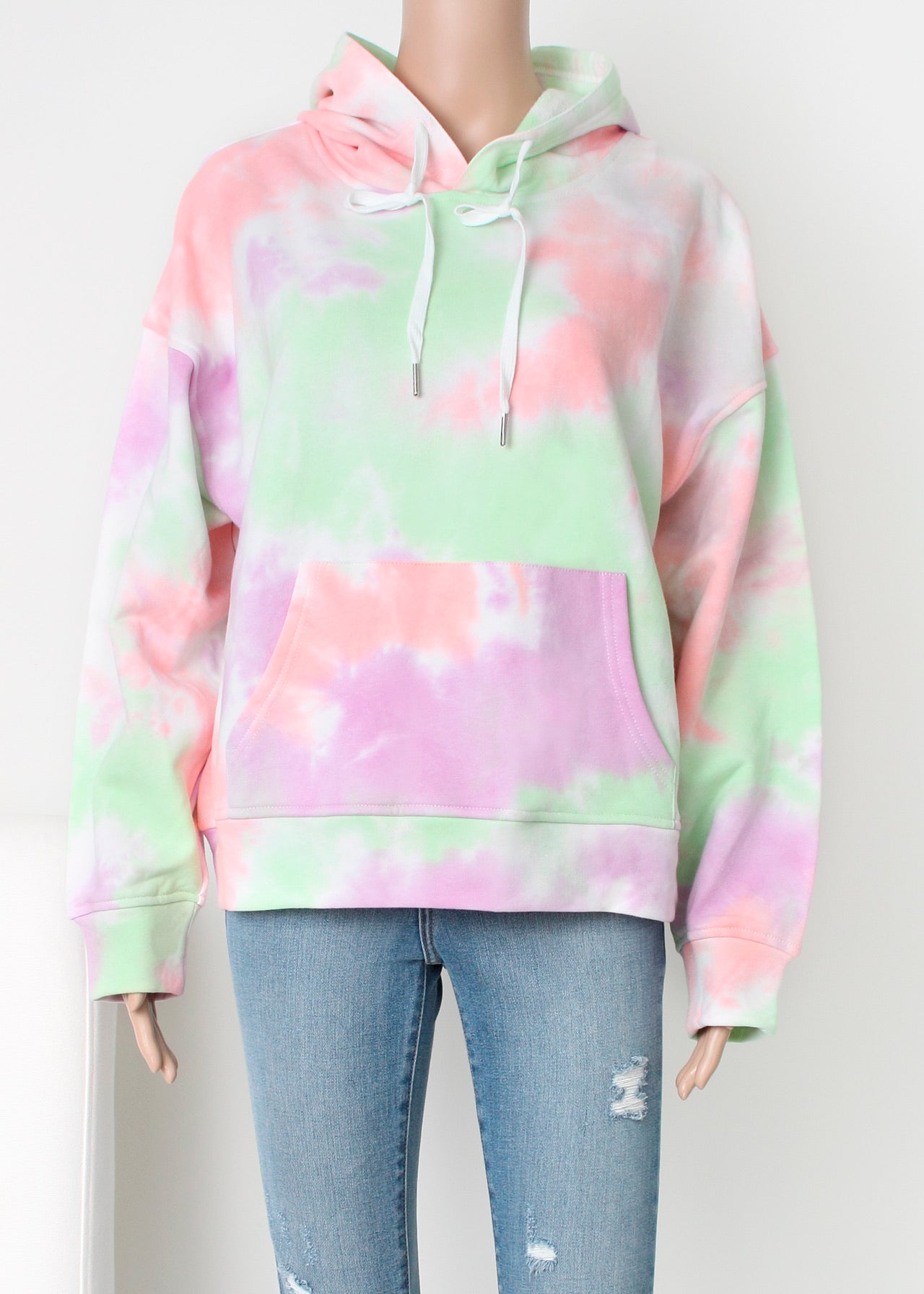 Pastel tie dye online hoodie