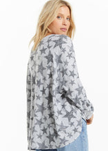 Load image into Gallery viewer, camo star cozy v neck pullover
