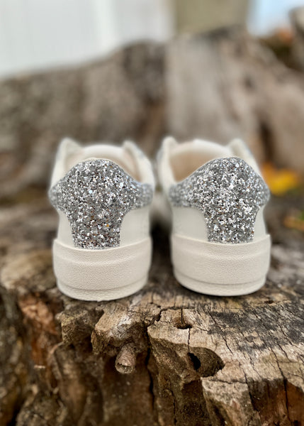 glitter trim star sneaker