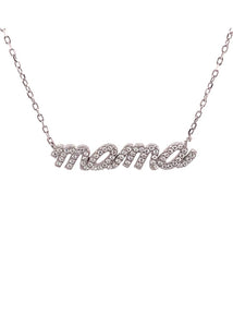 necklace mama pave