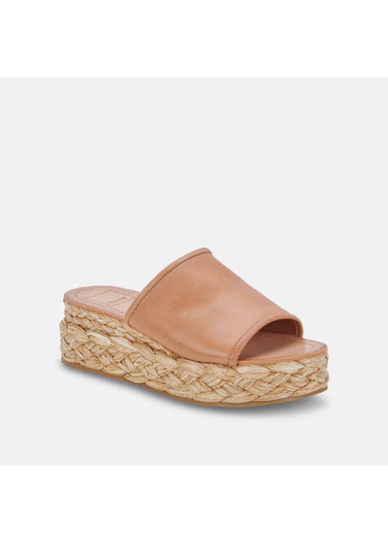 espadrille wedge slide sandal