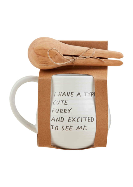 dog mug scoop set