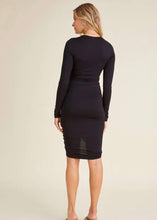 Load image into Gallery viewer, jersey midi ruched dress
