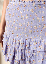 Load image into Gallery viewer, floral smocked ruffle skirt
