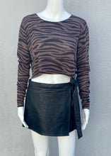 Load image into Gallery viewer, zebra crop sweater
