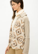 Load image into Gallery viewer, fringe aztec shacket
