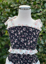 Load image into Gallery viewer, girls floral chiffon smock tank
