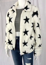 Load image into Gallery viewer, star sherpa jacket

