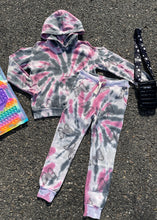 Load image into Gallery viewer, girls tie dye butterfly jogger
