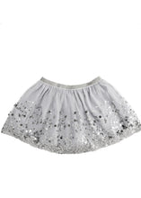 Load image into Gallery viewer, girls silver sequin tutu
