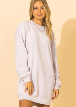 Load image into Gallery viewer, fuzzy oversized sweatshirt dress
