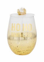 Load image into Gallery viewer, holiday wine glass
