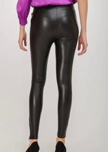 Load image into Gallery viewer, vegan leather chain trim legging
