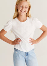 Load image into Gallery viewer, girls short puff sleeve tee
