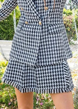 Load image into Gallery viewer, womens tweed check mini skirt
