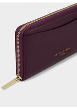 Load image into Gallery viewer, pocket vegan leather pouch-plum
