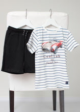 Load image into Gallery viewer, stripe short sleeve car tee-boys
