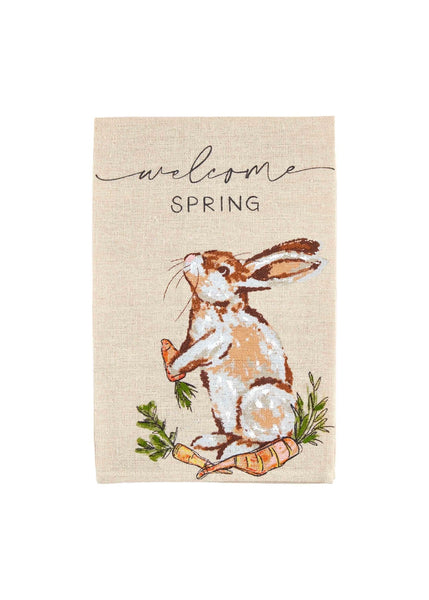 spring painted towel