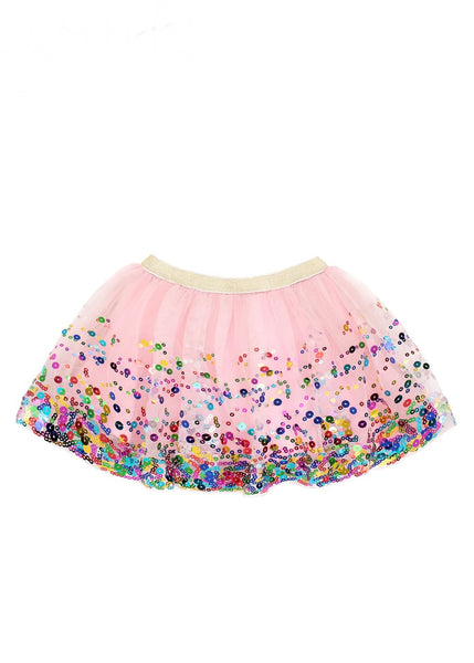 girls pink confetti tutu
