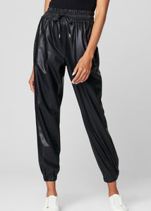 faux leather jogger 849