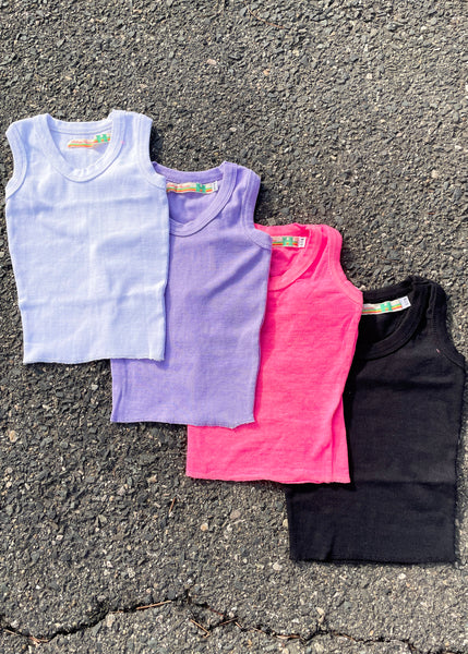 girls rib racer tank