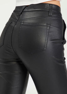 patch pocket coated skinny jean