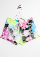 Load image into Gallery viewer, french terry shorts tie dye-girls
