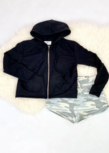 Load image into Gallery viewer, girls french terry love zip hoodie (8-16)
