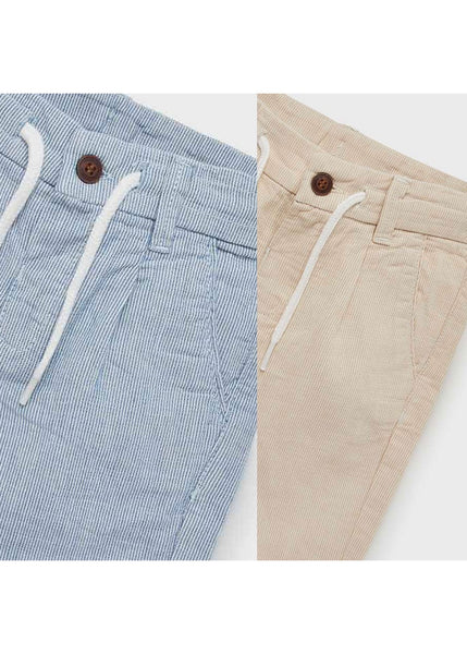 boys stripe linen pant