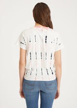 Load image into Gallery viewer, linear dye short sleeve knot tee
