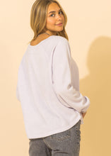 Load image into Gallery viewer, v neck fuzzy basic top
