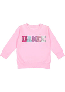 girls dance patch sweatshirt