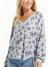 Load image into Gallery viewer, camo star cozy v neck pullover
