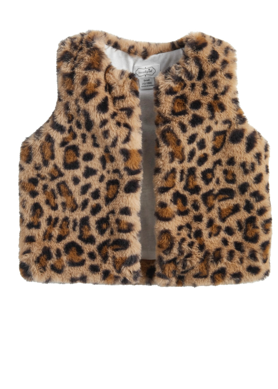 girls leo fur vest