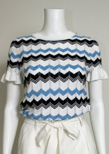 Load image into Gallery viewer, s/s chevron stripe sweater
