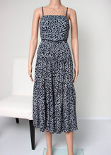 Load image into Gallery viewer, floral midi tier strap dress
