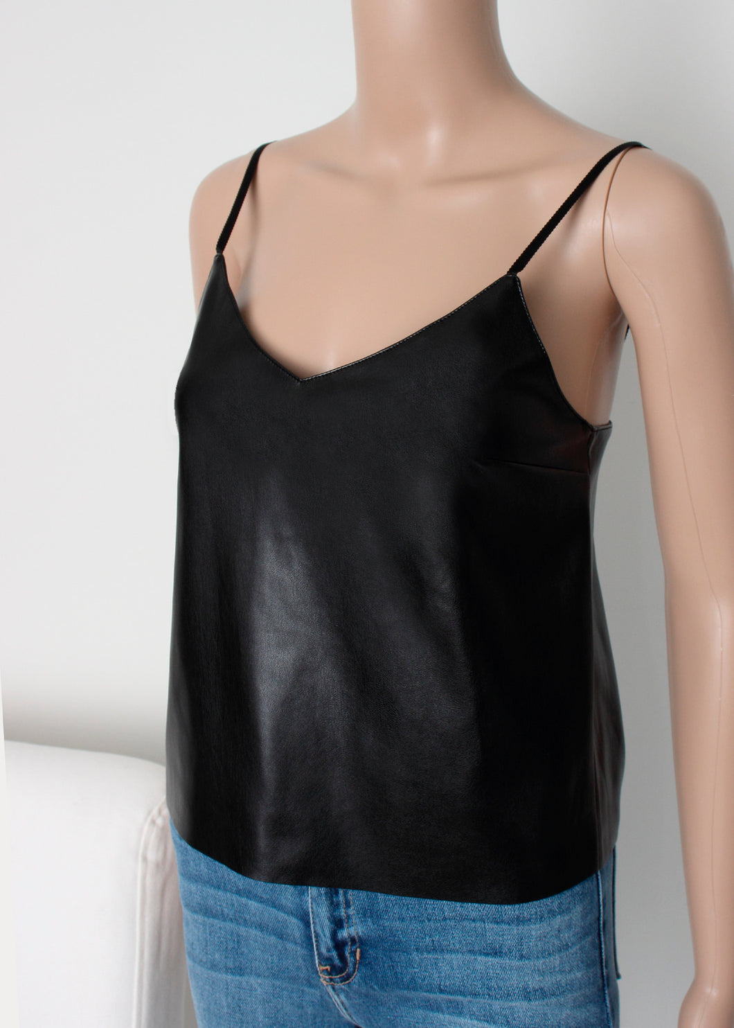 leather cami