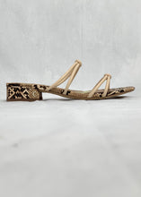 Load image into Gallery viewer, strap snake trim sandal
