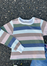 Load image into Gallery viewer, girls stripe thermal top
