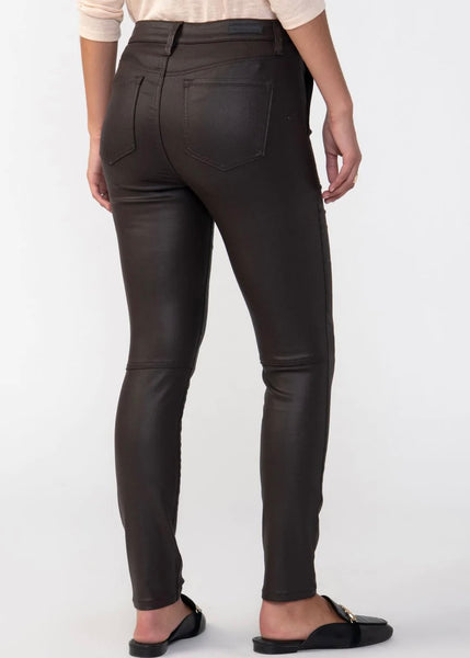 patch pocket coated skinny jean