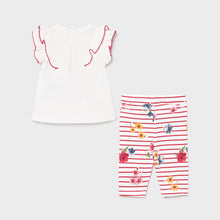 Load image into Gallery viewer, baby stripe legging &amp; tee set
