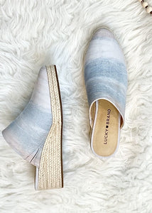 ombre espadrille wedge