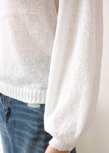 loose knit spring sweater