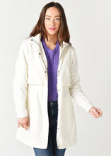 Load image into Gallery viewer, ivory hooded parka
