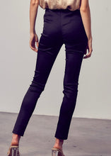 Load image into Gallery viewer, slit skinny satin pant
